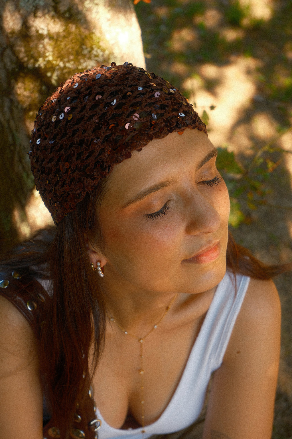 GORRO DE CROCHET EM ALGODÃO